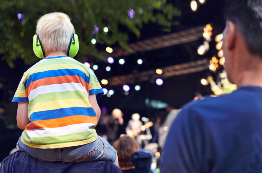 Niveaux sonores au festival